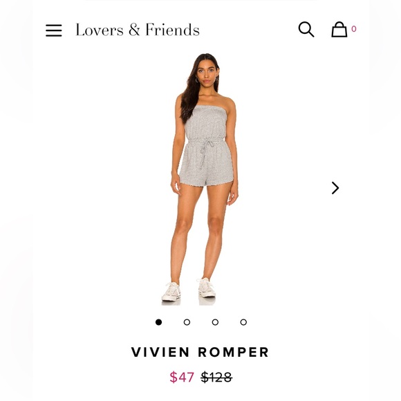 Strapless romper - Picture 2 of 3